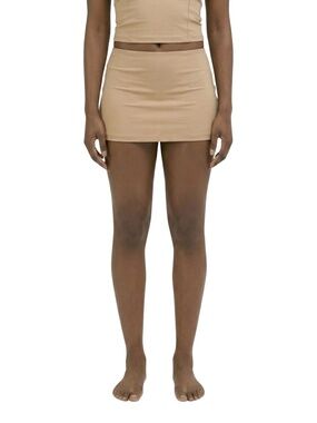 MICRO MINI SKIRT - Camel